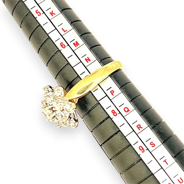 NZGD | 18ct Gold Golden Bloom Diamond Ring Valuation: $8,000 Carousel 18