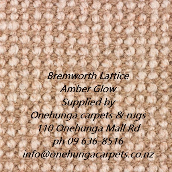 RUG 2.7 X 3.3 WITH 60MM COTTON BOARDER BREMWORTH LATTICE AMBER GLOW Carousel 1