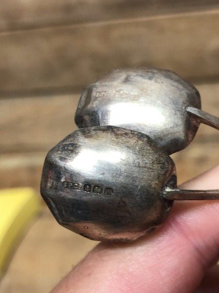 Pair of Antique Sterling Silver Coffee Spoons - 10 grams - $1 RESERVE Carousel 3