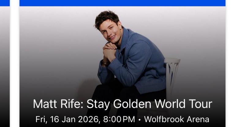 2x Matt Rife Tickets in Christchurch64438397044866110