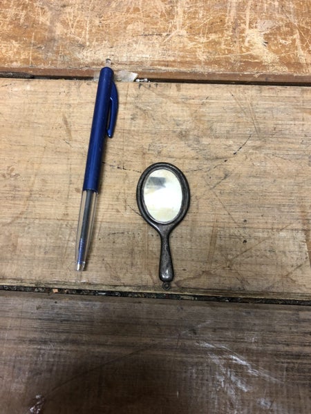 Antique Sterling Silver Dolls / Miniature Mirror - $1 RESERVE Carousel 1