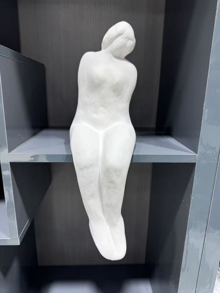 Rioshizon White Abstract Sitting Figure Carousel 2