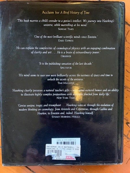 The Universe in a Nutshell Book, Stephen Hawking64541327814275111
