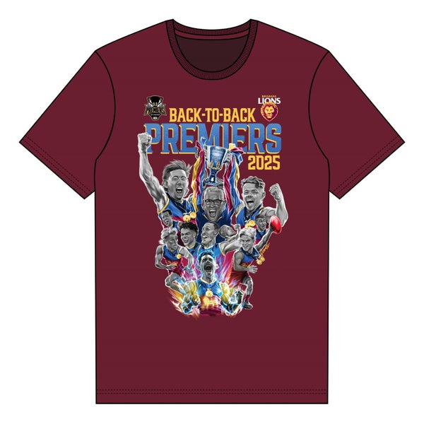 Brisbane Lions AFL 2025 Grand Final Premiership Grange Celebration T Shirt Carousel 1