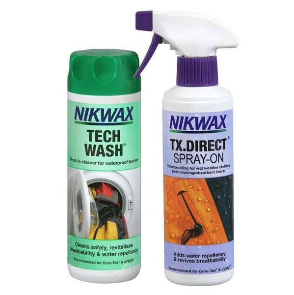 Nikwax Tech Wash 300ml & TX Direct 300ml Twin Pack Carousel 1