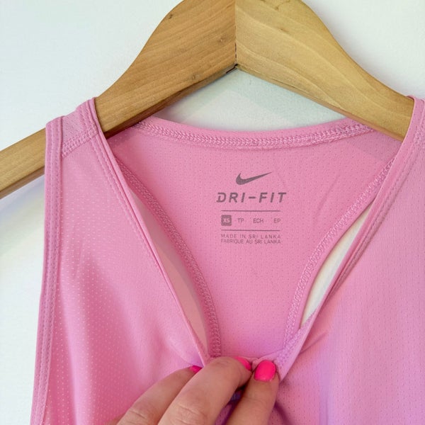 Nike Size XS Women's Dri-FIT Racerback Tank Top Carousel 2