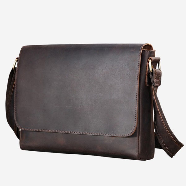 Full Grain Shoulder Messenger Bag Leather Men64607995557121112