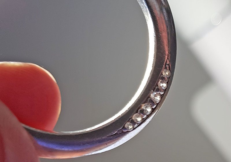 7gram Stg Silver Pendant Ring with Cubic Zirconia Carousel 2