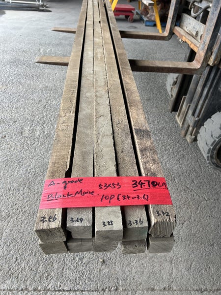 34.73 LM 53x53 Black Maire A-Grade Solid Timber Lot Carousel 1