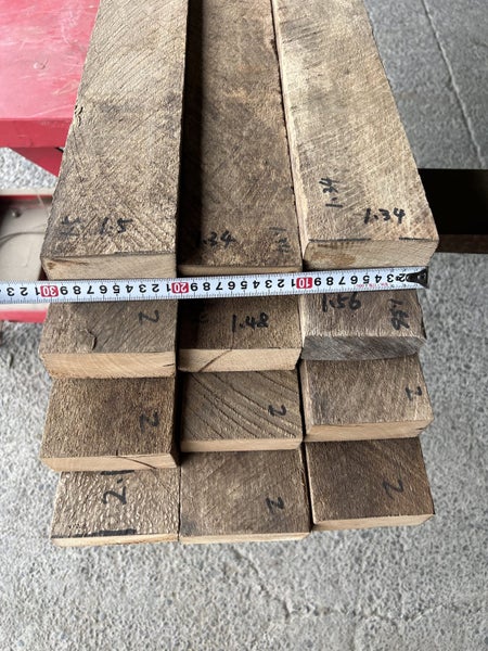 21.32 LM Solid Rewarewa Timber Boards – Mixed 90/100×30/45mm (Kiln-Dried)64546782601601113