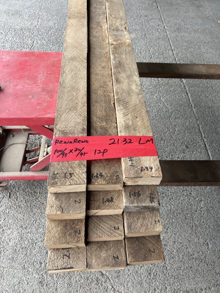 21.32 LM Solid Rewarewa Timber Boards – Mixed 90/100×30/45mm (Kiln-Dried) Carousel 1