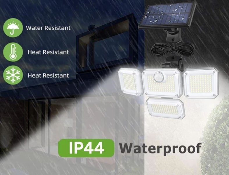 4-Headed Outdoor Solar Motion Sensor Light (333 LED) Carousel 7