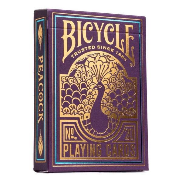 Bicycle Playing Cards - Purple Peacock Carousel 1