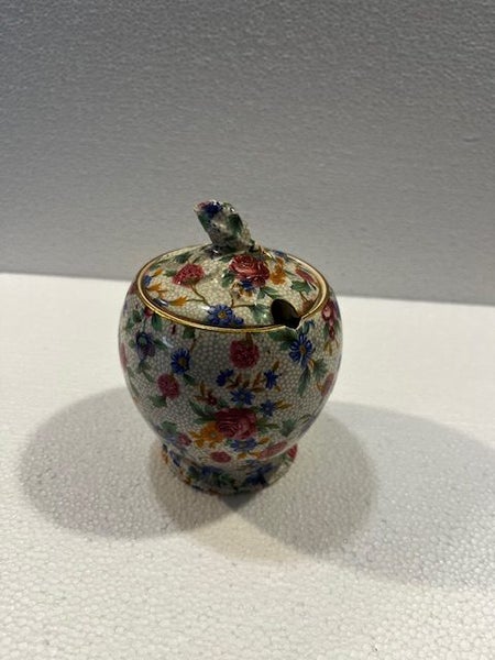 Royal Winton Lidded Mustard Pot Carousel 1