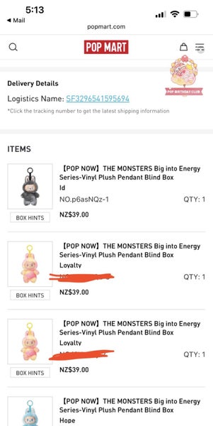 UNOPENED LABUBU - THE MONSTERS Big into Energy Series- Secret Edition ID Carousel 6