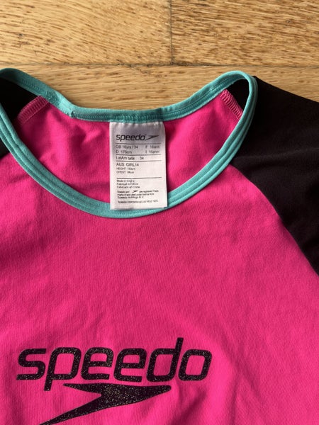 Speedo Endurance Rashie EUC girls size 16 Carousel 2