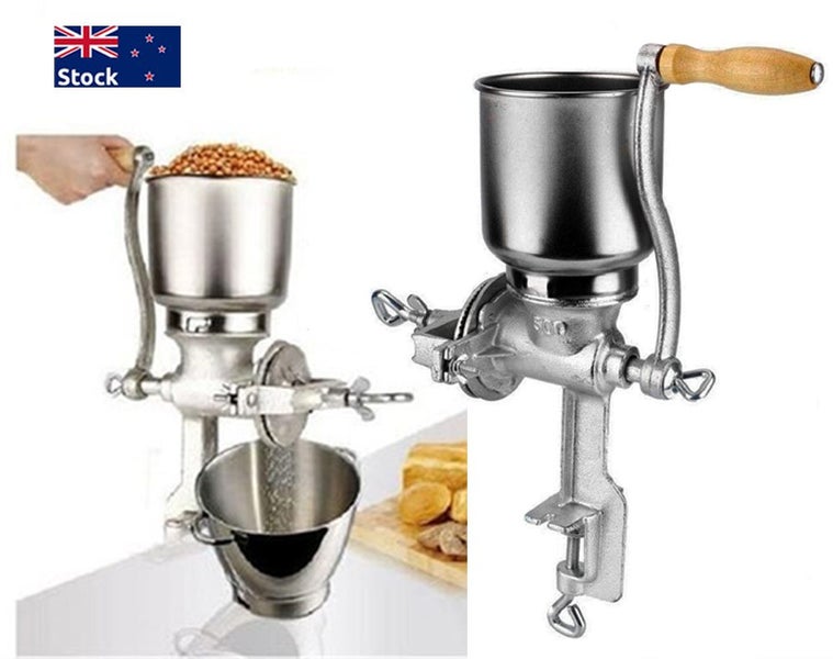 Mill Grinder Manual Hand Crank Grains Oats Corn Wheat Coffee Nuts Grinding Carousel 1