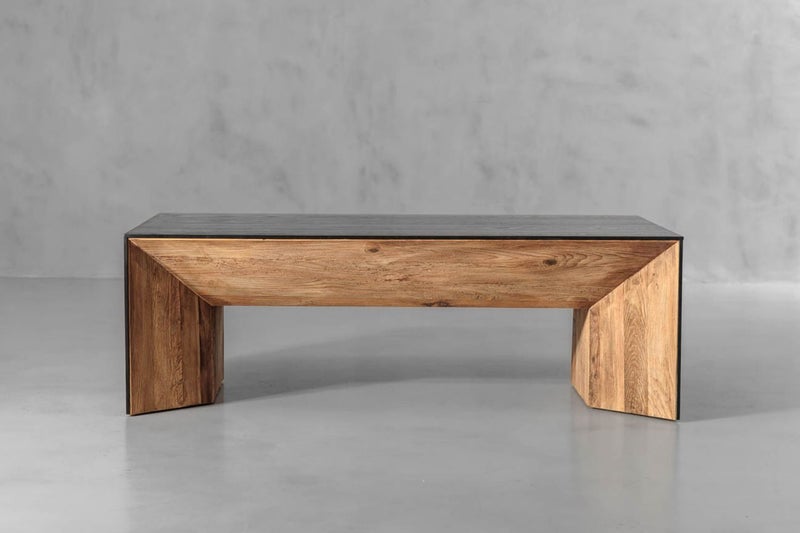 BETA Reclaimed Pine Wood Coffee Table (135x75cm) Carousel 2