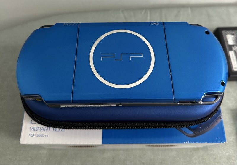 PSP 3000 – Carnival Blue | 64GB | Fully Set Up | Open boxed64443174738179112