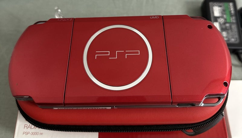 PSP 3000 – Carnival Red | 64GB | Fully Set Up | Boxed64442384400899112