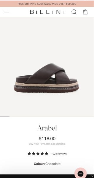 Chocolate "Billini" slides!!! Sz 864441765513091112