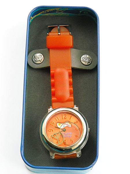 Vintage Orange Fossil Lava Lamp Watch. Carousel 2