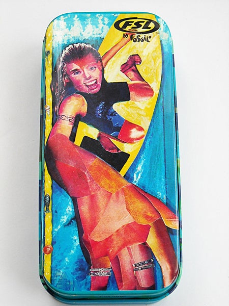 Vintage Orange Fossil Lava Lamp Watch. Carousel 3