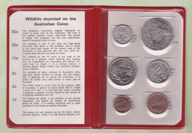 Australia - 1972 Set (6) - UNC in RAM Folder Carousel 2