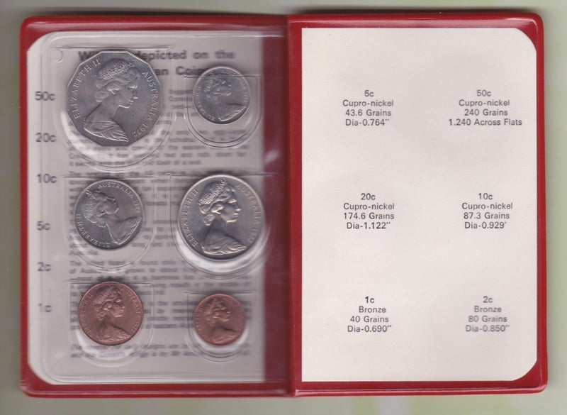 Australia - 1972 Set (6) - UNC in RAM Folder Carousel 3