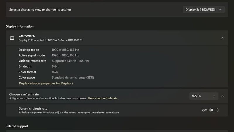 Gaming PC + Monitor setup64448986352131113