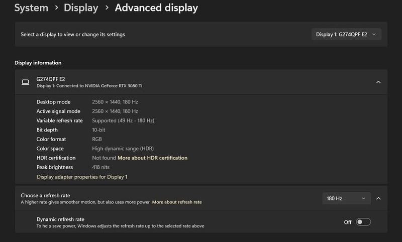 Gaming PC + Monitor setup64448986352131114