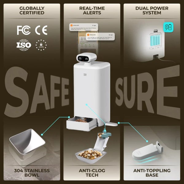 Cat smart feeder and sitter Carousel 2