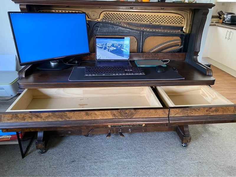 Custom Built Rosewood Desk Carousel 2