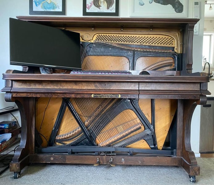 Custom Built Rosewood Desk Carousel 1