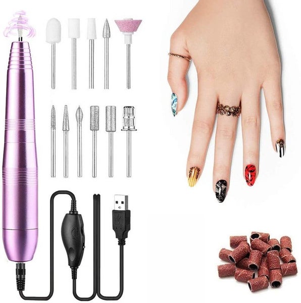 USB Charging Electric Nail File Pedicure Manicure Set Carousel 1