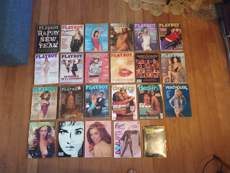 Vintage Adult Magazine Collection – Playboy, Penthouse, etc.. $1 RESERVE64443147927555110