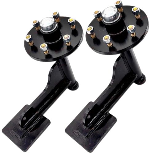 SHIPPING CONTAINER MOVER WHEELS (PAIR) WITH HUB (for LANCRUISER) Carousel 1