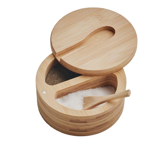 MidOcean Bamboo Salt & Pepper Box Carousel 3