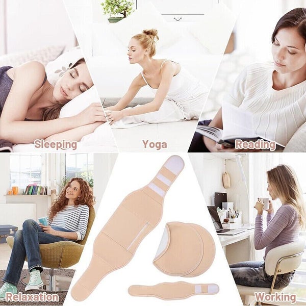 Reusable Castor Oil Pack Waist Belt Neck Wrap Breast Pads Set Carousel 14