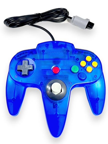 Nintendo 64 Controller N64 Controller Translucent Blue (NEW) Carousel 1