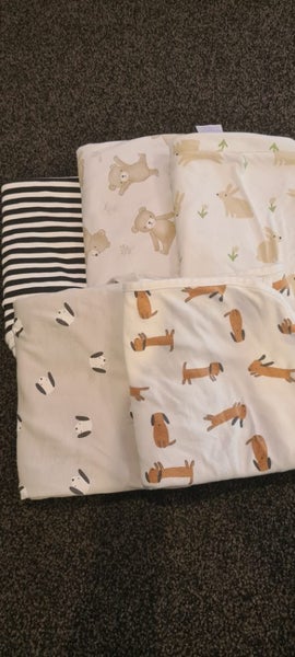 5 x cotton baby swaddles Carousel 1