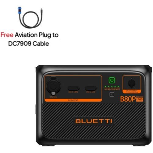 Bluetti B80P for EB3A, EB70, AC180 Expansion Battery Bundle with DC7909 Cable Carousel 1