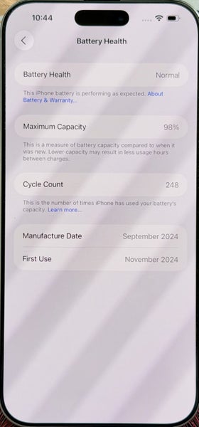 FOR SALE: iPhone 16 Pro Max – White Titanium – 512GB – Excellent Condition64448612344705111