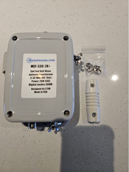 MY ANTENNAS MEF-330-2K+ 49:1 2KW END FED HALF WAVE ANTENNA TRANSFORMER Carousel 1