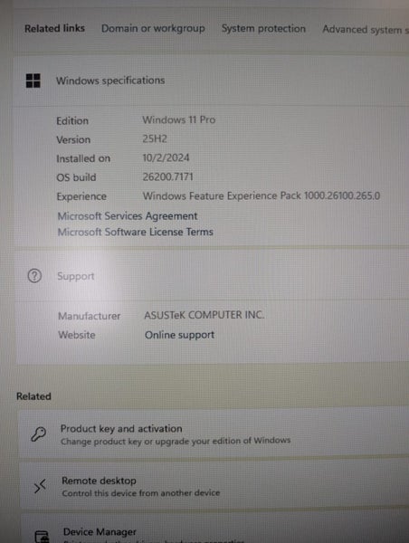ASUS Vivo AIO V241EA - 23.8" Full HD Touchscreen - Intel i5 - 8GB RAM - 512GB SS Carousel 2