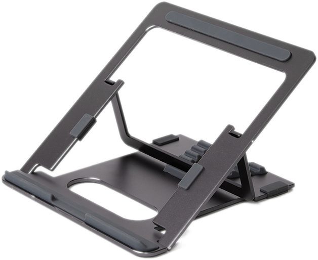 Angle Portable Aluminium Laptop Stand - Gray Carousel 1