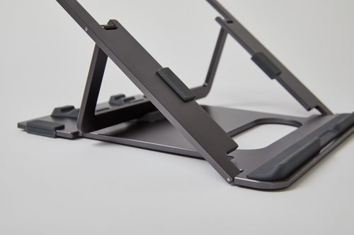 Angle Portable Aluminium Laptop Stand - Gray Carousel 7