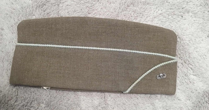 Original US WW2 Paratrooper Garrison cap with Sterling silver wings. Carousel 2