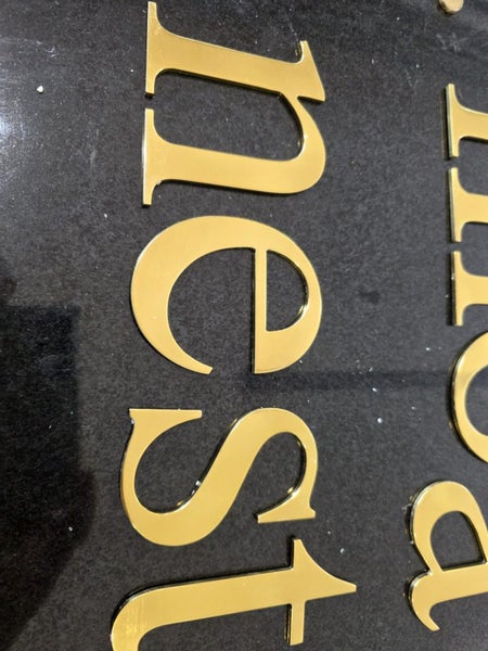 Quality Brass Letters Carousel 20