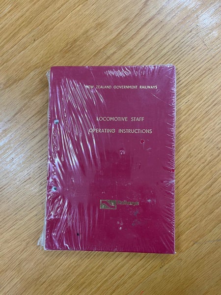 NZR Locomotive Staff Operating Instructions 1976 Carousel 1